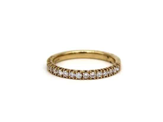 Ring,18k guld, 0,34c diamant
