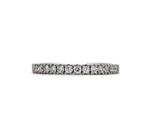 Ring, 18k vitguld, 0,35c diamant